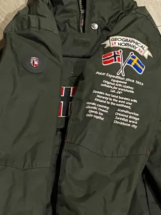 Chaqueta Geographical Norway niño verde