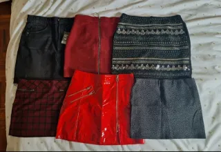 Lote 6 faldas mini Talla M/38