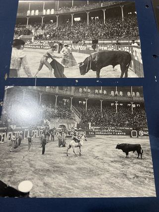 Colección Taurina Fotos Firmadas Postales Antiguas