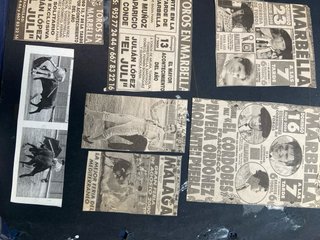Colección Taurina Fotos Firmadas Postales Antiguas