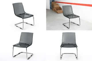 Sillas modernas diseño transparente