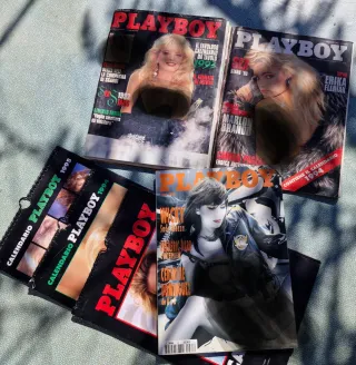 Lotto 3 riviste Playboy anni '90