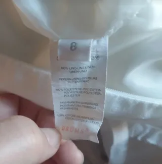 Vestito BRUMS lino 100% tg 8 anni