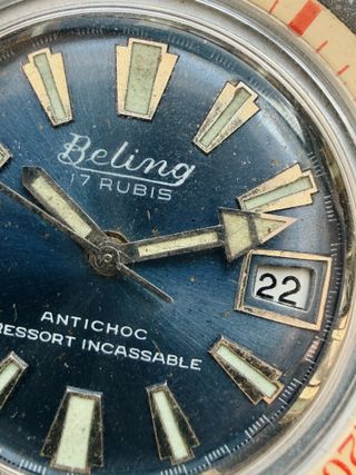 Vintage Beling UFO Diver Cal. Lorsa P75
