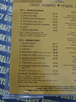 Deep Purple - Made in Japan Doble 2 CD