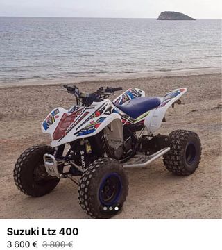 Suzuki LTZ 400 Quad Blanco
