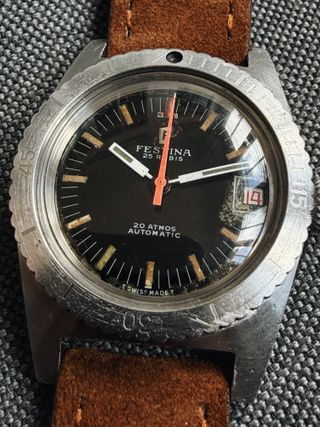 Festina Skin Diver in Stainless Steel ETA 2452