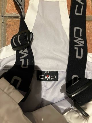 Pantalón de esquí para niño CMP blanco talla 10