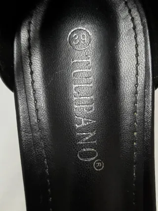 Sandali Tulipano N.39 Nero/Argento0