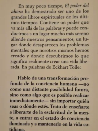 LIBRO PRACTICANDO EL PODER DEL AHORA