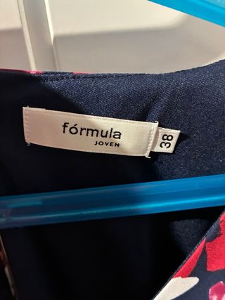 Vestido estampado floral multicolor