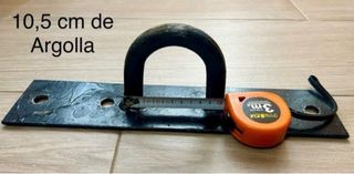 Soporte de hierro con anilla, antirrobo para motos