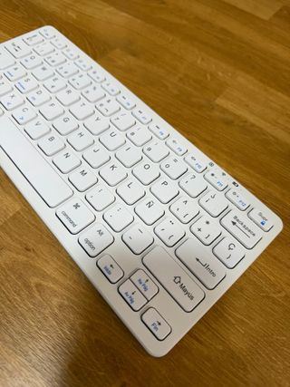 Teclado y Ratón Bluetooth Blanco