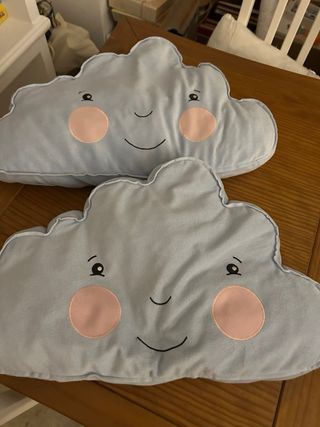 2 Cojines Nube Azul