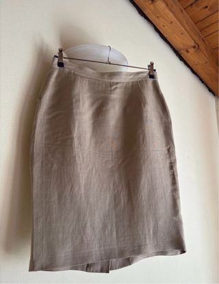 Gonna vintage beige