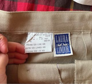 Gonna vintage beige
