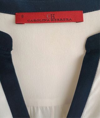 Blusa Carolina Herrera Seda