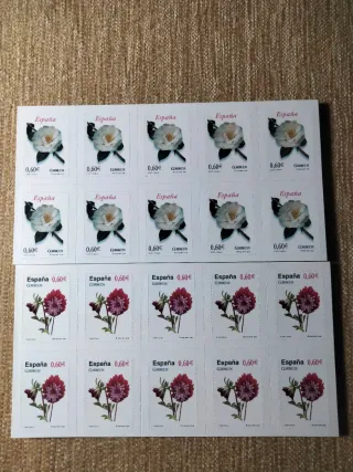 16 HOJITAS CON 10 SELLOS AUTOADHESIVOS CADA UNA