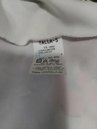 Vestido flamenco mujer blanco flores