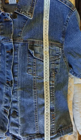 Giubbino in denim Giuditta donna tg M