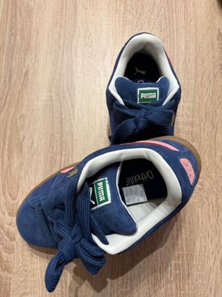 Zapatillas Puma Suede Talla 41 Azul/Rojo