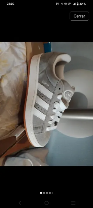 Zapatillas Adidas Campus Grises unisex sin estrena