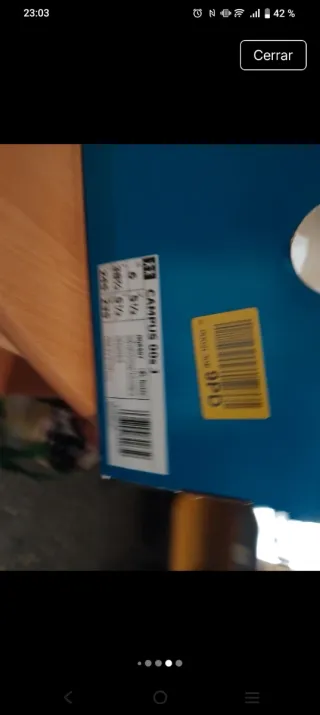 Zapatillas Adidas Campus Grises unisex sin estrena