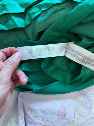 Vestido Massimo Dutti verde