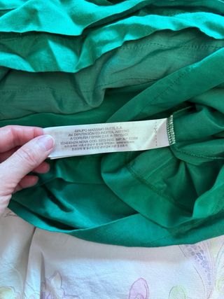 Vestido Massimo Dutti verde