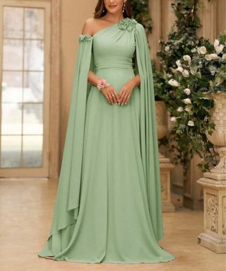 Vestido verde menta