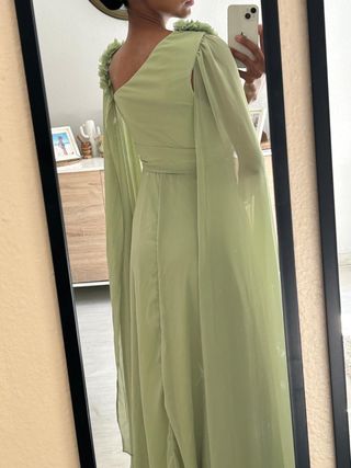Vestido verde menta