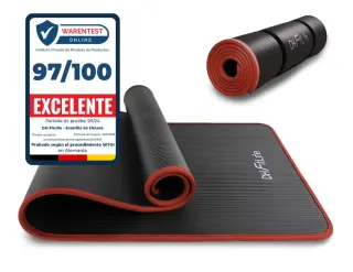 DH FitLife Esterilla Entrenamiento Negra/Roja