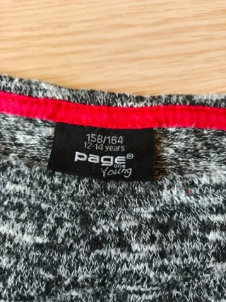 Maglia  ragazza con applicazioni e paillettes