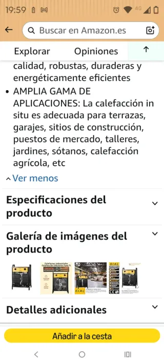 Calefactor Industrial SIAL 15000W 400V