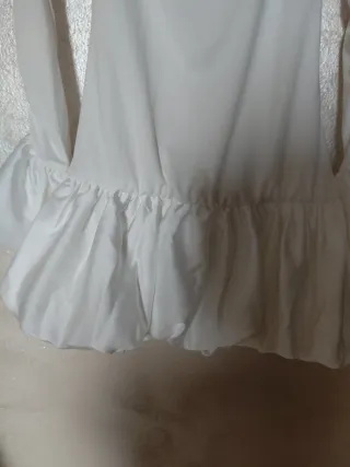 Vestito corto SHEIN BAE bianco taglia XS