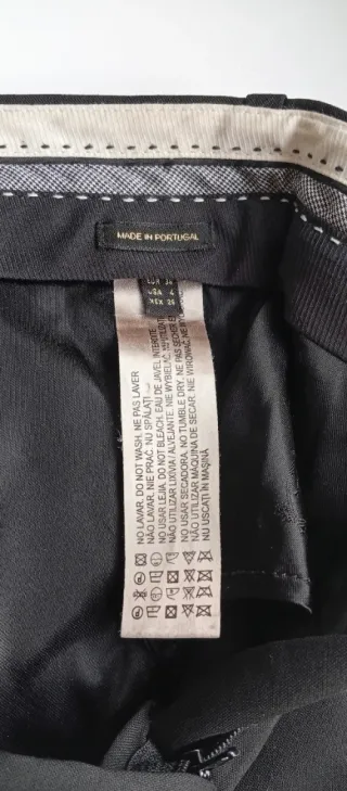 Traje Massimo Dutti negro