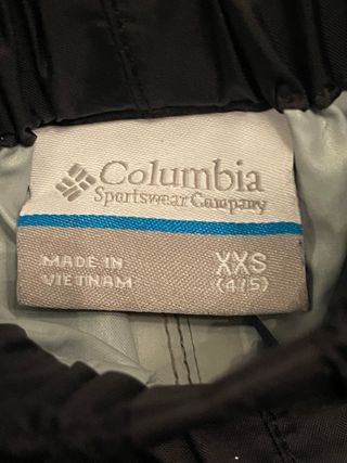 Cubrepantalón Columbia Negro Nieve