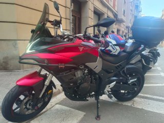 Moto Voge 500 DS Adventure Negra/Roja año 2022