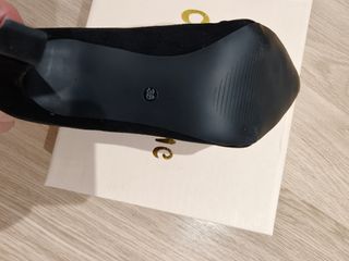 Botines tacón negro Cuore Dame con tachas