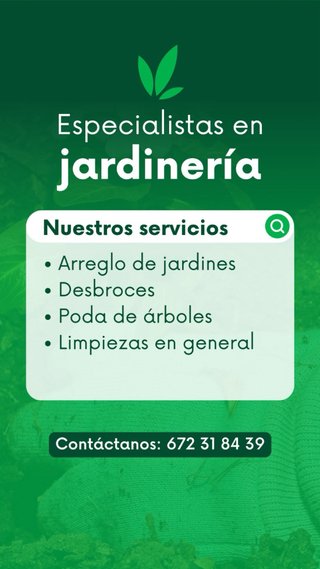 Servicios de jardinería
