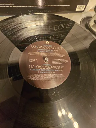 U2 Discotheque Vinilo 12"