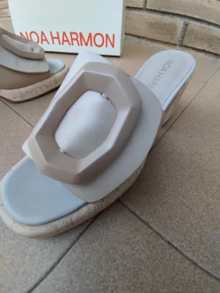Sandalias NOA HARMON Beige/Blanco