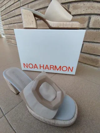 Sandalias NOA HARMON Beige/Blanco