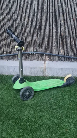 Patinete infantil 3 ruedas verde