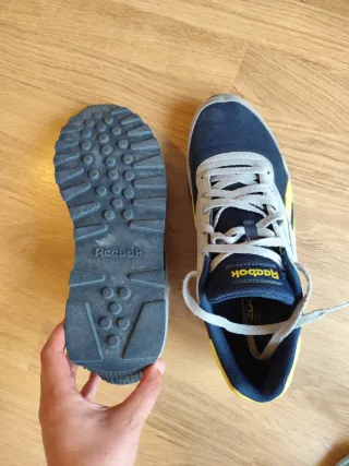 Reebok Rewind zapatillas azul gris amarillo