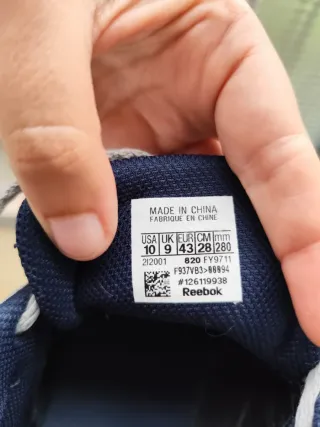 Reebok Rewind zapatillas azul gris amarillo