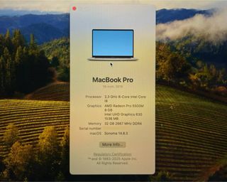 MacBook Pro 16” 2019 i9 32GB RAM 1TB SSD