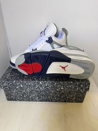 Jordan 4 Retro White Midnight Navy
