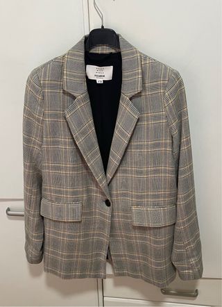 Blazer cuadros Pull&Bear