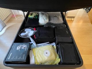 Cama canapé, cabecero y colchón 135